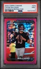 2024 TOPPS CHROME MAGENTA REFRACTOR #202 CALEB WILLIAMS ROOKIE RC 157/399 PSA 9