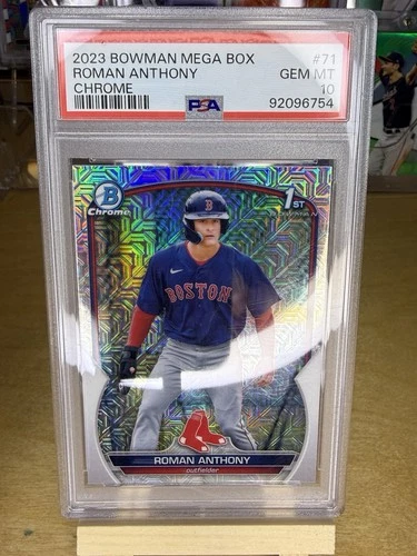 2023 Bowman Chrome Prospects Roman Anthony #BCP-71 Mojo Refractor PSA 10