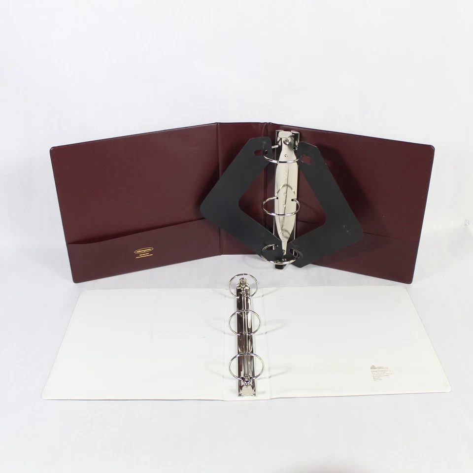 Lote de 4 carpetas de 3 anillas usadas 2 pulgadas, 2,75 pulgadas, 3,5 pulgadas - Material escolar de oficina Foto 4 de 4