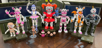Jazwares World of FNAF Sister Location WAVE 4, COMPLETE SET of Figures