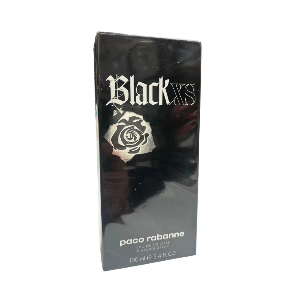 Eau de Toilette spray natural Black XS de Paco Rabanne para hombre 3,4 OZ Foto 2 de 4
