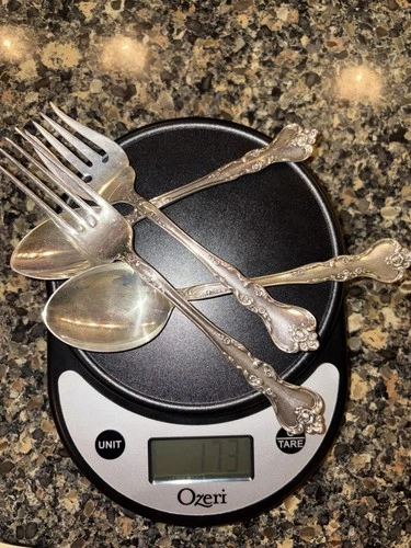 173 Grams Reed & Barton Sterling Silver Flatware Lot - 4 Pc 2 Spoons 2 Forks