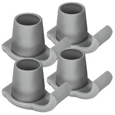 4 Pack Universal Walker Ski Glides for Enhanced Mobility  Safety for Seniors