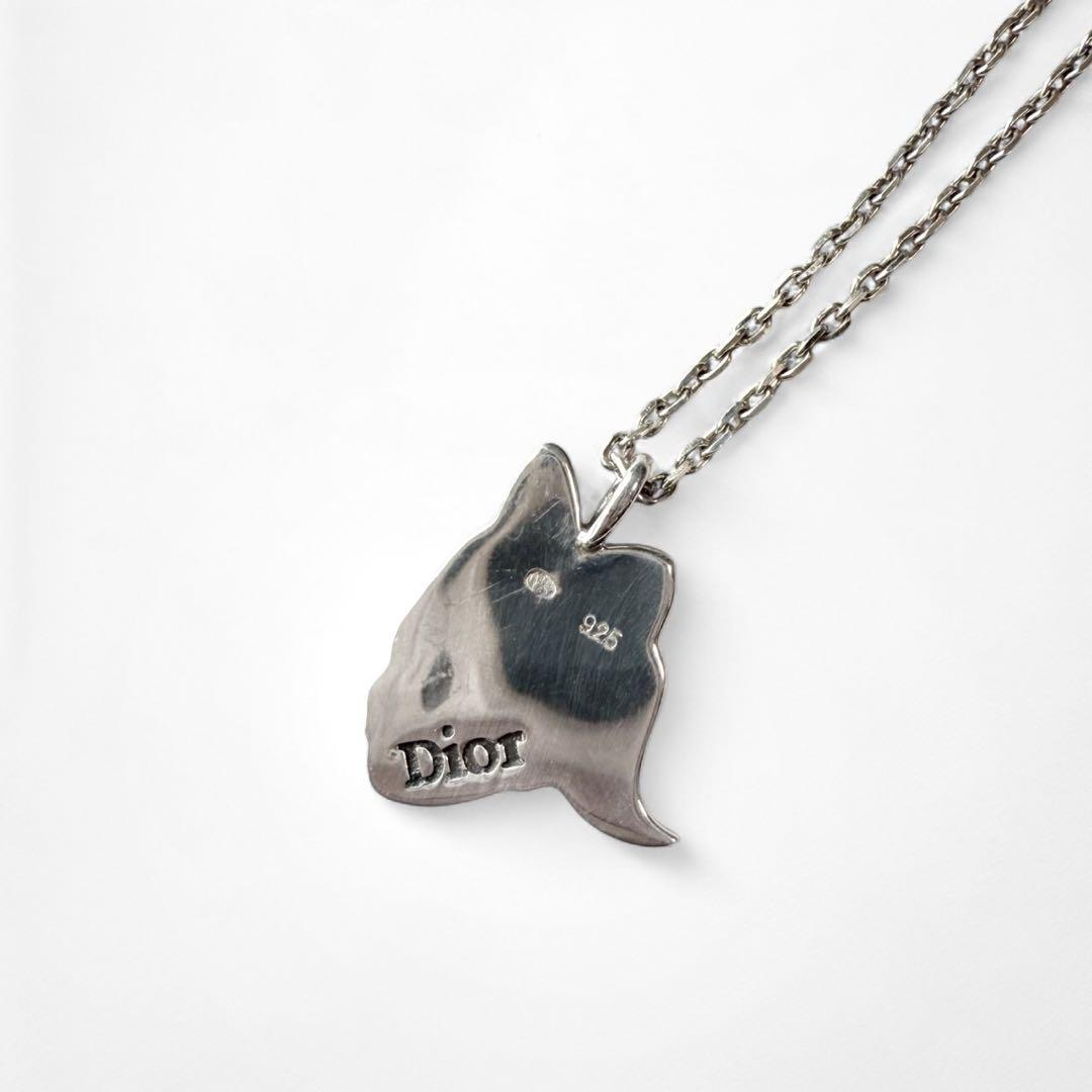 Christian Dior Baby Queen Necklace Silver 925 Galliano Era Vintage