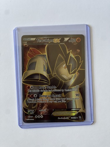 Pokemon Black And White Dragons Exalted Terrakion EX 121/124  