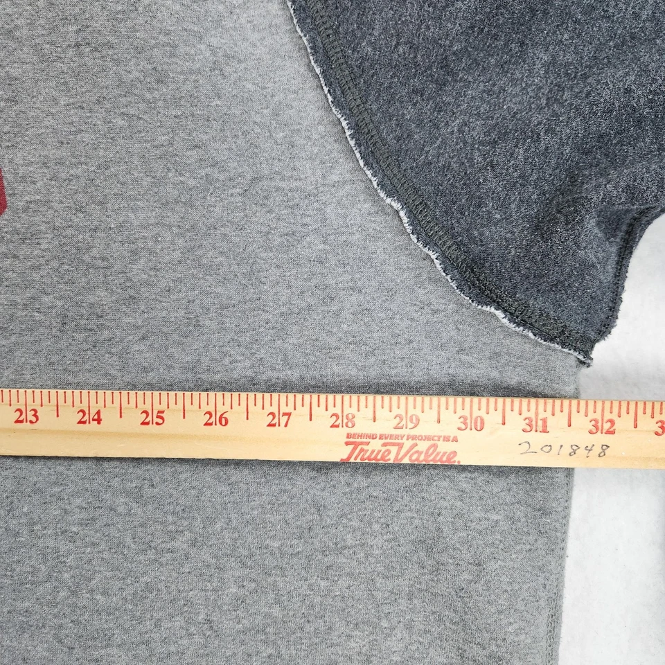 IU Suéter Para Hombres 4XL Gris Indiana University Hoosiers Adidas Sudadera con Capucha Sudadera Foto 4 de 4