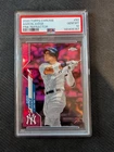 2020 Topps Chrome Aaron Judge Pink Refractor PSA 10!