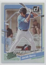 2023 Panini Donruss Rated Prospect Career Stat Line 78/343 Jacob Berry #52 1eu3