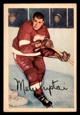 1953 Parkhurst Hockey #42 Metro Prystai EX