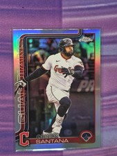 2025 Topps Chrome Update Series - Carlos Santana #USC11 Refractor
