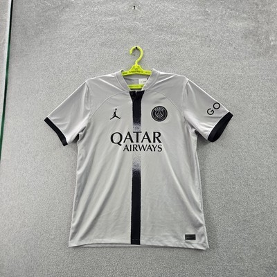 Paris Saint-Germain Men Jersey L Gray Jordan Colorblock Away 22 23
