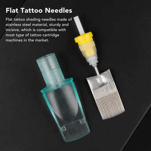 10 Stück Flat Blade Tattoonadeln Glättnadel Stroke Tattoo Cartridge Nadeln - Bild 23 von 24