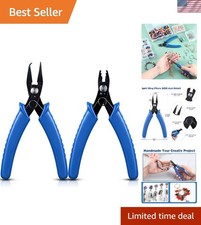 Durable Split Ring Crimping Pliers Set for Jewelry Making 2-Piece Essentials