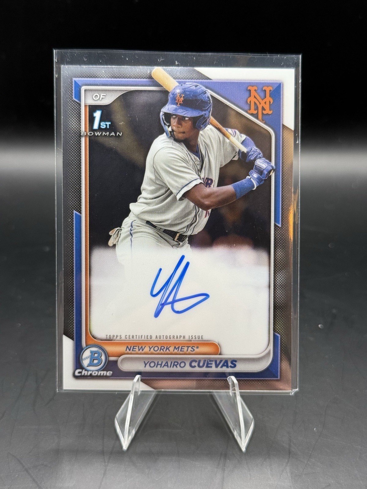 2024 Bowman Chrome 1st Yohairo Cuevas Auto CPA-YCU Mets