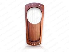 7 String Rosewood Pentatonic Lyre Harp – Premium Quality Handmade Lyre Harp,bag