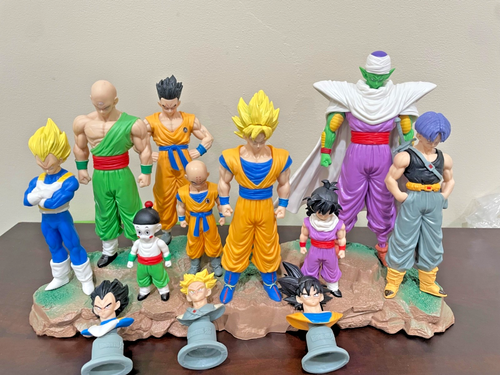 Dragon Ball Goku Vegeta Figure Statue 9 Characters Anime Collection SET Gift Toy - Picture 2 of 3