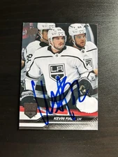 Kevin Fiala Signed 2023-24 Upper Deck Series 2 Card Los Angeles Kings #329 Auto