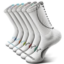 BULLIANT Men Socks, Athletic Compression Crew Socks Cushioned for Men Running...