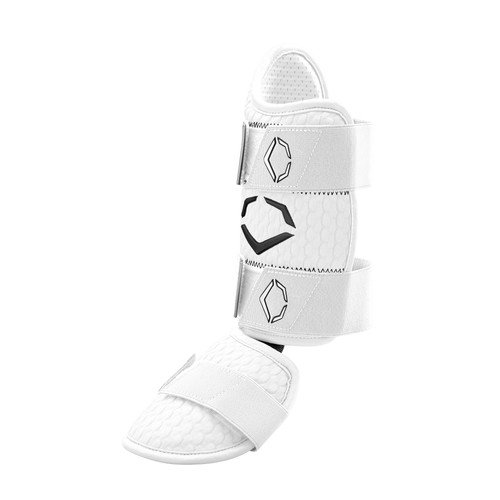 Evoshield PRO-SRZ 2.0 Baseball/Softball Batters Leg Guard - White - Right Hitter - Picture 3 of 4