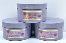 3 New Bath Body Works VANILLA EASE Body Butter Cream Lotion 6.5 oz