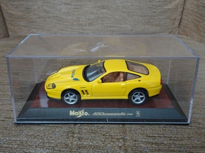 Maisto Ferrari 550 Maranello Maßstab 1:43 gelb British Gas Werbemodell