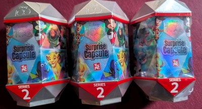 YuMe Toys Disney: 100th Anniversary Serie 2 - 3  Suprise Capsules 100jahre