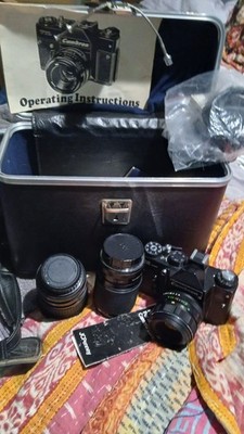  Vintage Camera Camberon Two Extra Lenses And Hardcase (Parts)
