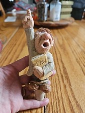 Vintage Decorative Bottle Stopper - Loop Hole Louie - Lawyer (B24)