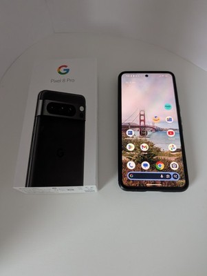 Google Pixel 8 Pro 256GB Obsidian (Schwarz) + 3x Schutzglas: BESCHREIBUNG LESEN!
