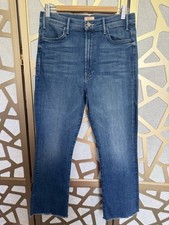MOTHER Jeans Balls of Yarn The Hustler Ankle Fray Women's Denim Pants Size 30