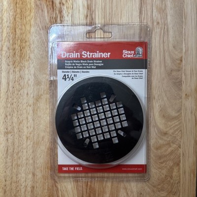 Sioux Chief 4-1/4  Drain Strainer in Matte Black. 827-2SMRPK1 @17