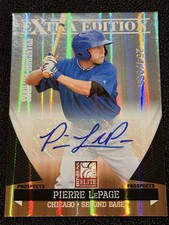 2011 Donruss Elite Extra Edition Franchise Futures Signatures Pierre LePage Cubs