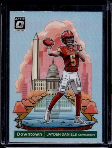 2024 Donruss Optic Jayden Daniels Downtown! RC Rookie SSP #16 Commanders