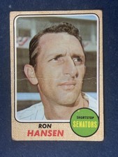 1968 Topps #411 Ron Hansen Washington Senators POOR