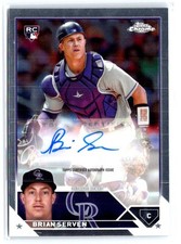 2023 Topps Chrome Update #AC-BSE Brian Serven Autographs