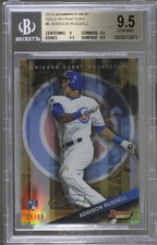 2015 Bowman's Best Gold Refractor 10/50 Addison Russell #6 BGS 9.5 GEM MINT fm0