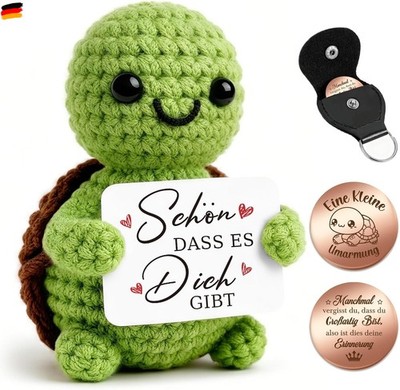 Giftota Geschenke für Frauen & Männer - Pocket Hug Schildkröte - Ge