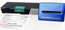 Sony WM-EX677 Blue Cassette Walkman Portable Player Auto Reverse W/Box Junk