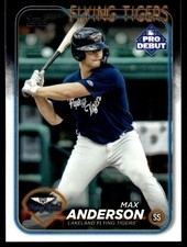 2024 Max Anderson Topps Pro Debut Rookie Card #PD-173. rookie card picture