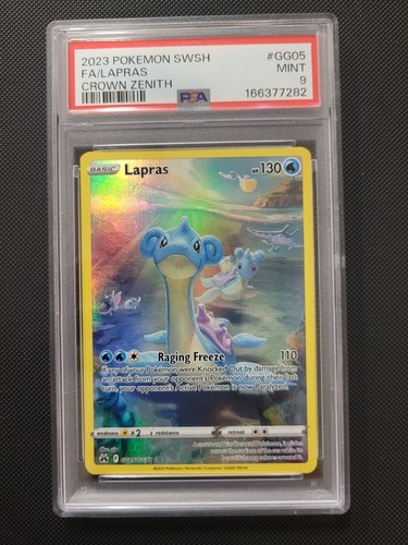 Lapras graded PSA 9 for sale on eBay