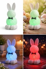 LED Deko Hase Osterhase – 16 cm – Osterdekoration Tischdeko Geschenk