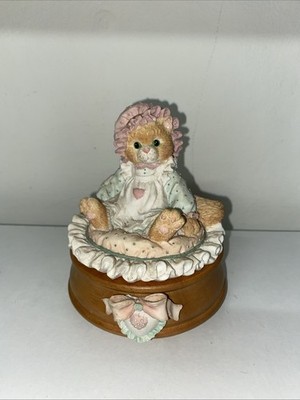 Calico Kittens Just Thinking About You P. Hillman 1992 von Enesco 3-1/2''.      b8