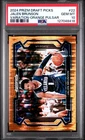 2024 PANINI PRIZM DRAFT PICKS VARIATION-ORANGE PULSAR JALEN BRUNSON /49 PSA 10