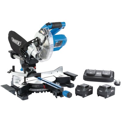 Draper D20 20V Akku-Bürstenlos Gehrungskappsäge 185 mm 2x 5,0Ah 99765