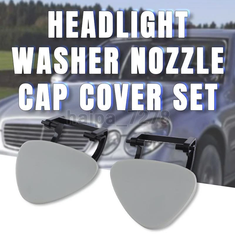 Headlight Washer Nozzle Cover Cap For Mercedes Benz E-Class W211 E280 E350 E320 - Imagem 2 de 4