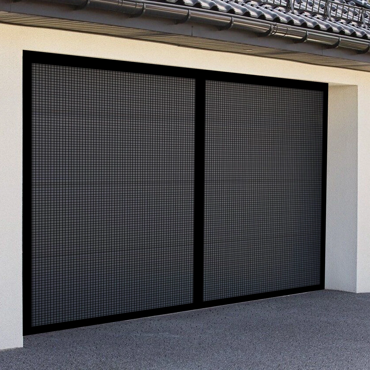 Écran Magnétique Pour Porte De Garage – 10x8 Ft – Fibre De Verre Durable – Neuf