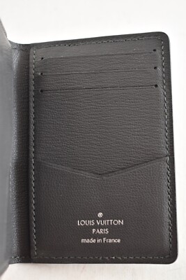 Louis Vuitton Ostrich Shadow Black Goatskin Leather Pocket