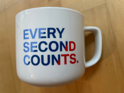 BMW Tasse M Motorsport - Every Second Counts - rar- Sammlerstück