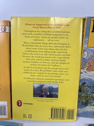 Roald Dahl Book Lot (Excellent Christmas Gift!!!) Boy, Henry Sugar etc + Lot Ψ - Picture 8 of 19