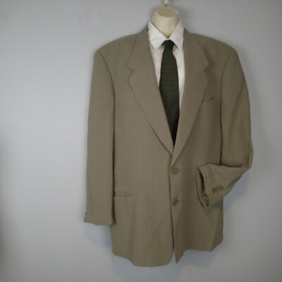 Giorgio Armani Le Collezioni mens wool silk blazer jacket